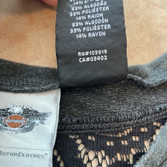 Women Harley Davidson Ragland Style Top - Picture 4 of 10